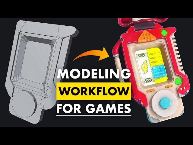 3D Modeling Workflow for Games - Explained