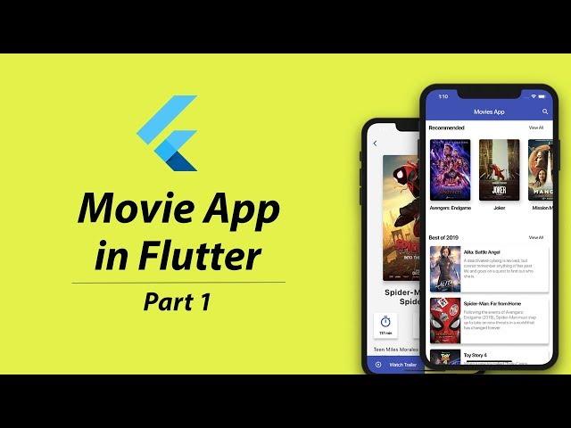 Flutter Movie App Design Tutorial | Part 1 | Flutter UI Tutorial