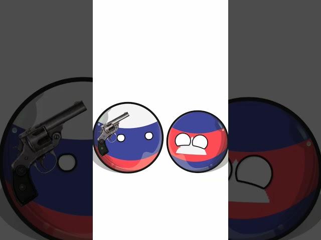 русская рулетка (countryballs) #shorts