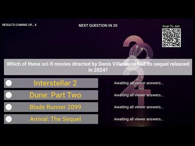 Pluto TV Test Trivia