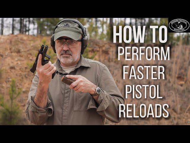 How to Perform Faster Pistol Reloads. Slide Lock or Emergency Reload and the Speed Reload.