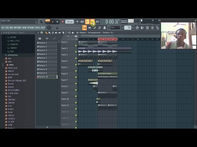 How to make afrobeat drum rolls within 2 minutes in FL studio