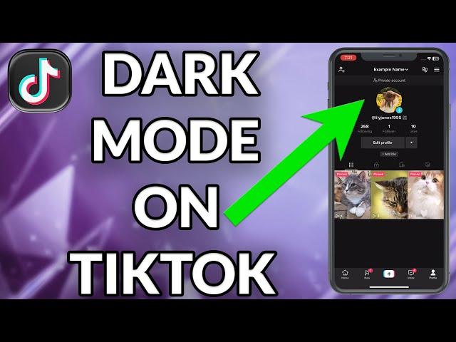 How To Get Dark Mode On TikTok