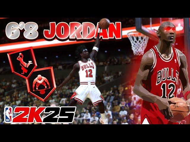 I Made A 6'8" Michael Jordan Build In NBA 2K25!