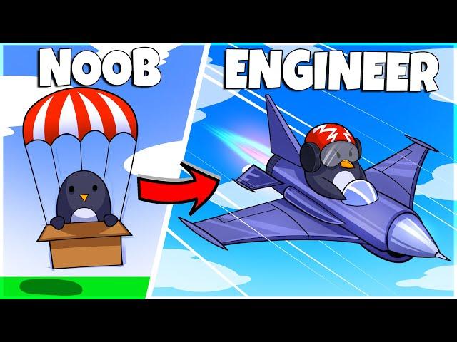 Using ENGINEERING to make this penguin fly!