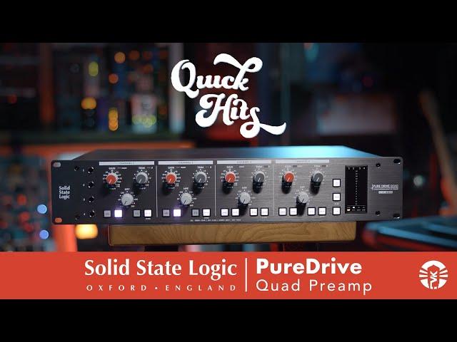 Quick Hits: Solid State Logic PureDrive QUAD Preamp