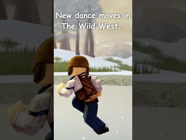 New dance moves in The Wild West  #thewildwestroblox #christmas #christmas2023