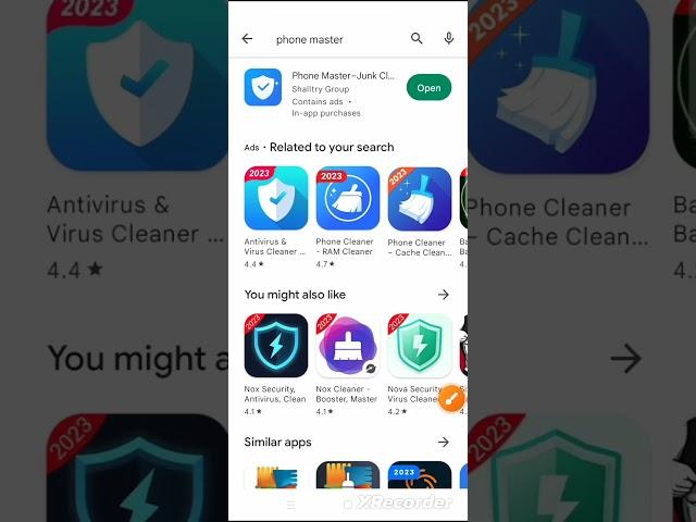 Best cleaner app for android 2023 || phone master best cleaner for Android