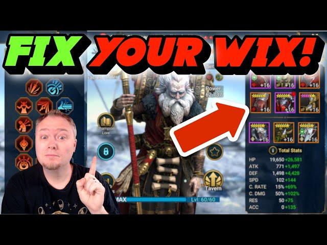 Why Your Wixwell Clan Boss Team is NOT Working!?  Raid: Shadow Legends