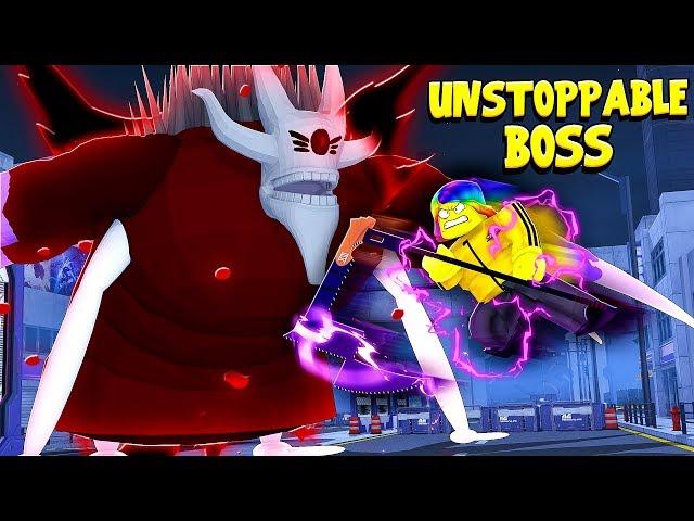 I trained ALL DAY and FOUGHT the UNSTOPPABLE BOSS.. (Roblox Ro Ghoul)