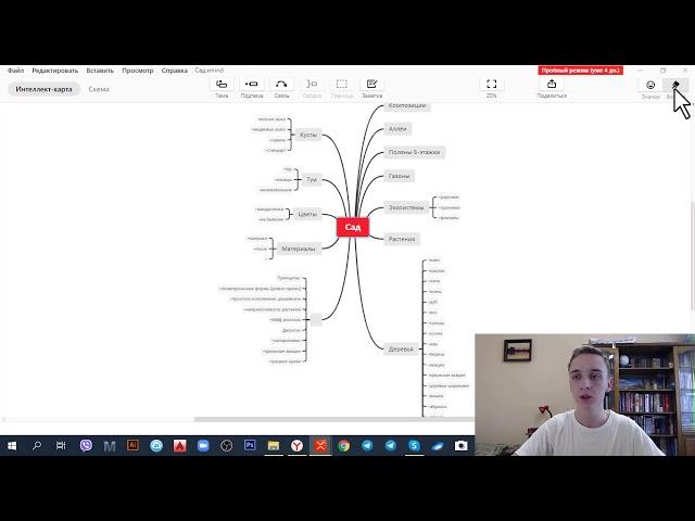 Импорт файла Word в Xmind 2020! Как сделать майнд карту xmind в два клика