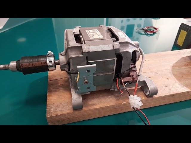 How to make a power generator from a washing machine motor. IT'S SO SIMPLE