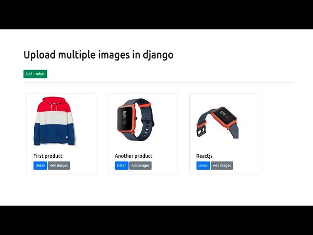 Upload multiple images in Django | Django photo album | Django image gallery