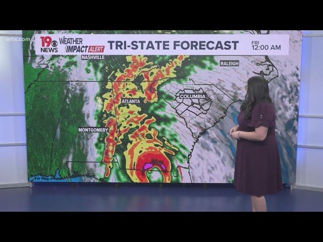 Forecast: How will Hurricane Helene affect South Carolina over the next day?