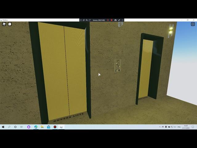 Roblox Электрические Лифты Q=400/kg 5.чел V=1m/s