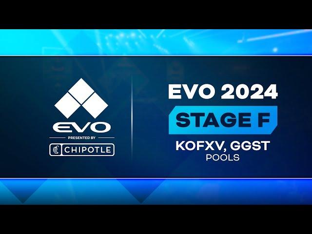 Evo 2024 Day 1: Stage F - KOFXV, GGST - Pools