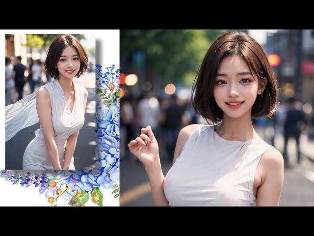 4K AI Lookbook Model 안녕하세요 소이 입니다 ~