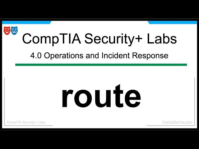 Hands-On Lab Training for CompTIA Security+ | Gain Practical Proficiency | route