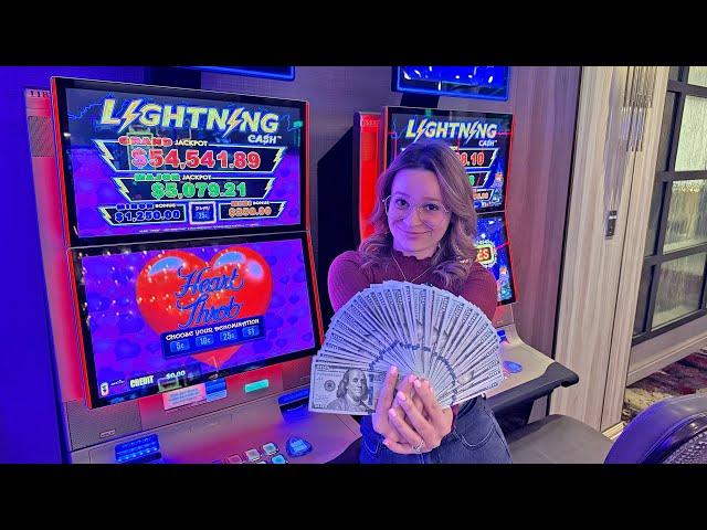 My Wife Put $5000 Into A High Limit Slot And This Is What Happened! ($50 Spins In Las Vegas)