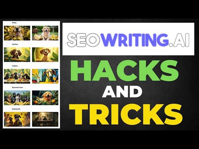 SEOWriting AI: Images, Hacks and Tricks