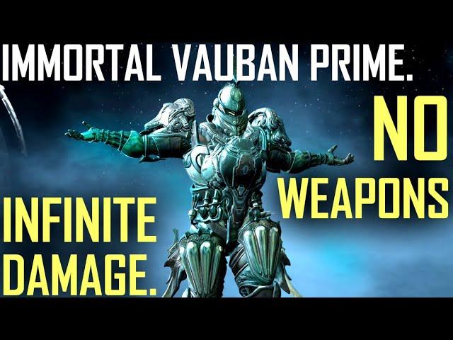 [Warframe] THE ULTIMATE IMMORTAL GOD TIER UMBRAL VAUBAN PRIME BUILD