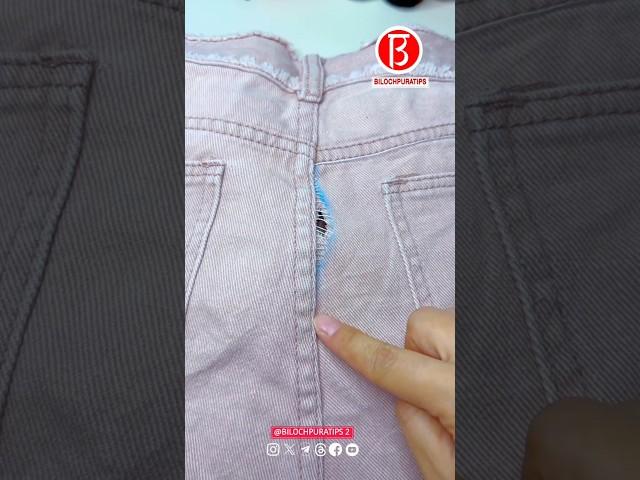 The best needlework method to mend holes seamlessly
