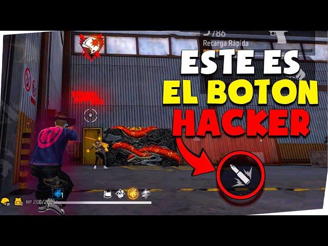  EL MEJOR BOTON HACKER Para PEGAR TODO ROJO * el secreto de todos * (FREE FIRE 2024)