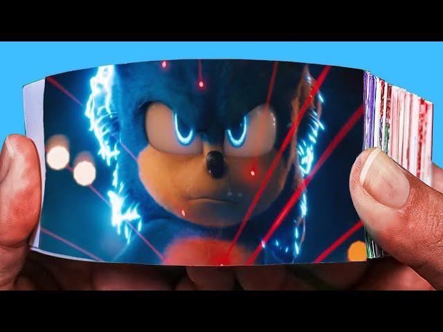 SONIC 2 - Imagine Dragons Believer Sonic Vs Knuckles | Flipbook