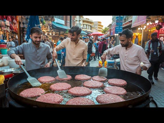 100/- Rs ROADSIDE DHABA FOOD  PAKISTAN STREET FOOD TOUR - CHEAP PRICE GOLA KABAB | BEEF KABAB