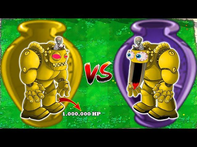 Golden Dr Zomboss Vasebreaker Vs Golden Dr Zomboss Plants Vs Zombies Battlez