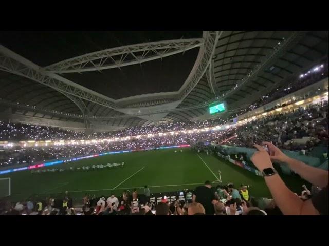 John Newman "Love me again" at Al Janoub Stadium (Croatia - Japan FIFA WORLD CUP 2022WORLD CUP 2022