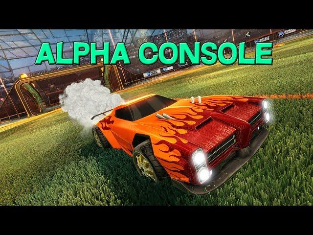 КАК ПОЛЬЗОВАТЬСЯ АЛЬФА КОНСОЛЬЮ В ROCKET LEAGUE ? HOW TO USE ALPHA CONSOLE IN ROCKET LEAGUE ?