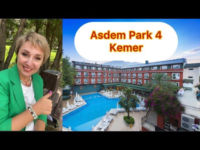 Asdem Park 4 Kemer Турция июнь 2024 Мой отзыв!