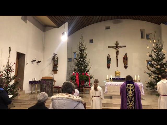 Hl. Messe/4. Adventssonntag/22.12.24/11.00 Uhr/live aus der Kirche