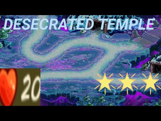 Kingdom Rush Alliance - Desecrated Temple. Impossible mode NLL (Mobile friendly)