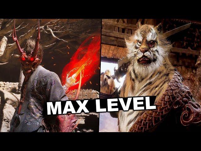 Black Myth Wukong - MAX LEVEL 342 Vs Bosses+ NG+++ Gameplay (NO DAMAGE)