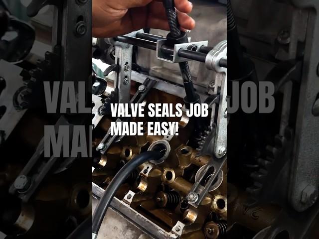 Valve seals replacement job made easy! Part 1