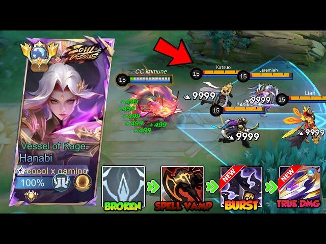 FINALLY NEW HANABI BEST BROKEN BUILD IN SOLO RANK!! (HANABI NEW META BUILD 2024!)