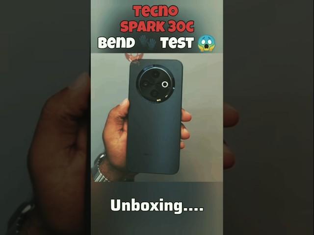 tacno spark 30c bend  test #shorts#vairlvideo
