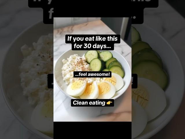 Eating clean food for 30 days… MIND BLOWING! #cleaneating #weightloss #healthyfood #fastic #first