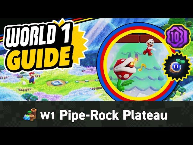 All Wonder Seeds & Purple Coins in World 1 (Super Mario Bros Wonder 100% Collectibles Guide)