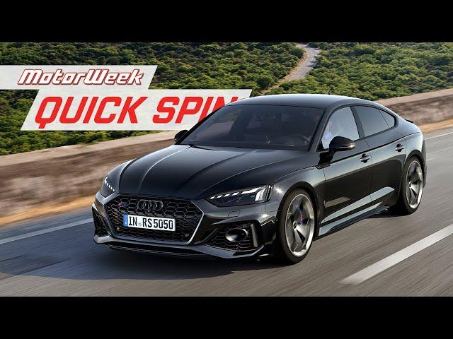 2024 Audi RS 5 Sportback | MotorWeek Quick Spin