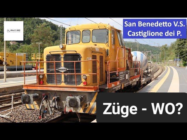 San Benedetto Sambro Castiglione - Schmucker Bahnhof ohne Züge an historischer Stelle | Alex E