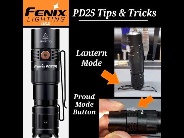 Fenix PD25R Flashlight Tips & Tricks