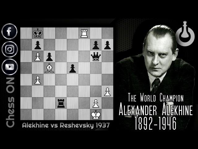 Alexander Alekhine's Best Chess Tactics!