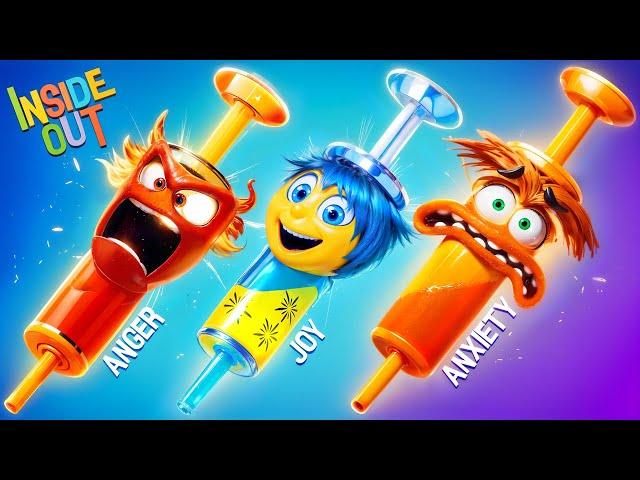 INSIDE OUT 2: Riley Got Sick! Joy vs Anger vs Anxiety vs Fear vs Embarrassment!