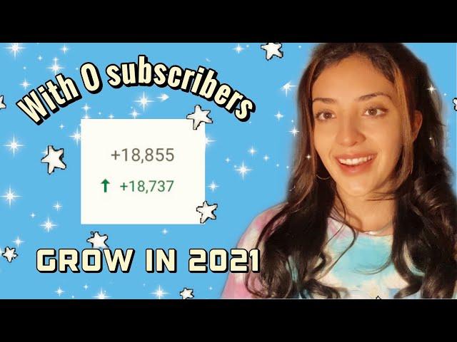 How to grow on YouTube in 2021 (with 0 subscribers)