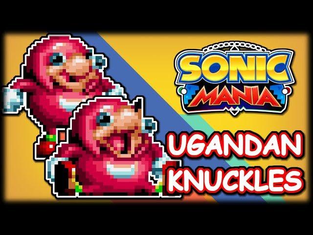 Ugandan Knuckles Travels Through Da Classic Wae - Sonic Mania Mod Showcase