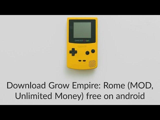 Download Grow Empire: Rome (MOD, Unlimited Money) free on android