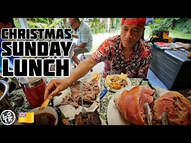 UMU FOOD+ Family Christmas Sunday Lunch Feed On NIUE ISLAND 2024!